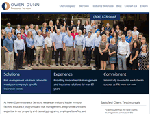 Tablet Screenshot of owendunn.com